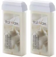 Воск в картридже Белый шоколад ITALWAX NATURA White chocolate, 100 мл (комплект из 2 штук)