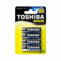 Батарейка Toshiba LR6, в упаковке: 4 шт