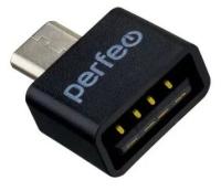 Perfeo adapter USB на micro USB OTG (PF-VI-O010 Black) чёрный [PF_B4995]