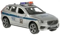 Модель машины Технопарк Volvo XC60 Полиция, инерционная, свет, звук ХС60-12SLРОL-SR