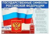 Плакат Творческий Центр СФЕРА Государственные символы Российской Федерации А1 ПЛ-14841