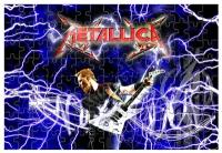 Магнитный пазл METALLICA С гитарой