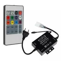 Контроллер Ecola LED strip 220V RGB IR controller 1000W (Вт) 4,5A для ленты 220V 16x8 IP68 с инфракрасным пультом CR161KESB