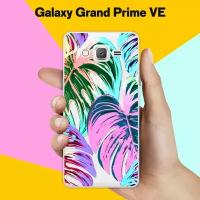 Силиконовый чехол на Samsung Galaxy Grand Prime VE Яркая пальма / для Самсунг Галакси Гранд Прайм ВЕ Дуос