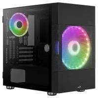 Aerocool Корпус microATX Aerocool Atomic-G-BK-v1 Без БП чёрный