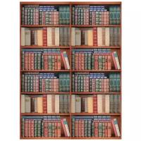 Фотообои Milan Книжный шкаф, M229, 200х270 см, виниловые на флизелиновой основе
