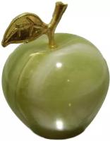 Яблоко из натурального камня Оникс 5 см