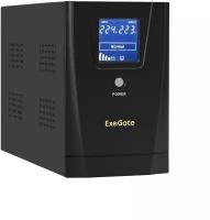 Источник бесперебойного питания EXEGATE SpecialPro Smart LLB-2000. LCD. AVR.1SH.2C13. RJ. USB <2000VA/1200W, LCD, AVR, 1*Schuko+2*C13, RJ45/11, US