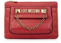 Сумка клатч с накладным карманом LOVE MOSCHINO