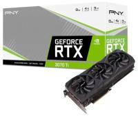 Видеокарта PNY RTX3070Ti 8GB VERTO Triple Fan GDDR6 256bit 1x HDMI, 3x DisplayPort, PCIE4.0, LHR, RTL (VCG3070T8TFBPB1) (680897)