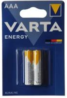 Батарейка VARTA ENERGY AAA, в упаковке: 2 шт