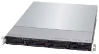 Supermicro SuperChassis 1U 815TQC-R706WB2/no HDD(4)LFF/ 2xFH 1xLP/ 2x750W Platinum/(12.3" x 13.4")WIO/Backplane 4xSATA3/SAS3