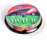 Диски VS DVD+R 4,7 GB 16x CB/10 Ink Print