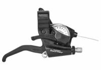 SHIMANO Шифтер/ручка тормоза SHIMANO TOURNEY ST-EF40-7R,правая,7-пер.,трос 2000мм,черный HQ-0013876