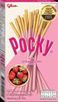 Шоколадные палочки Pocky Strawberry, со вкусом клубники, 45 гр