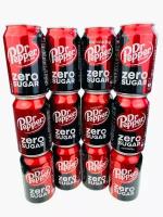 Газированный напиток Dr Pepper Zero 330 мл * 12 шт, Европа