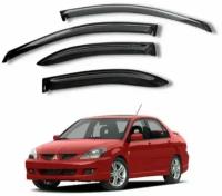 Ветровики окон Mitsubishi Lancer IX 2003-2007 г. / Дефлекторы окон на Мицубиси Ланцер IX 2003-2007 г