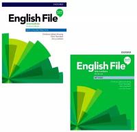 Комплект English File (4th). Intermediate. Student's Book + Workbook with key + Online Practice