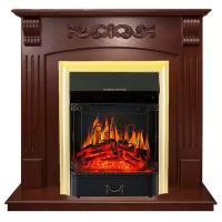 Электрический электрический камин Royal Flame Sorrento corner + Majestic BR орех