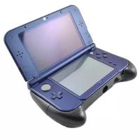 Защитный чехол-держатель MyPads для игровой приставки Nintendo New 3DS XL из прочного пластика черный