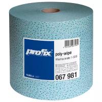 Протирочный материал в рулонах Profix Poly-Wipe голубой (1 рул х 500 л)