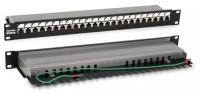 Патч-панель Hyperline PP3-19-24-8P8C-C6-SH-110D 19" 1U 24xRJ45 кат.6 FTP