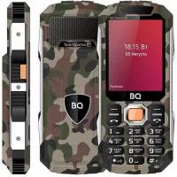 Сотовый телефон BQ BQM-2817 Tank Quattro Power камуфляж (2.8",320х240,5000mAh,32MB,4Sim, BT, FM)