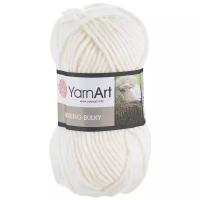 Пряжа для вязания YarnArt 'Merino Bulky' 100гр 100м (30% шерсть, 70% акрил) (501 белый), 5 мотков