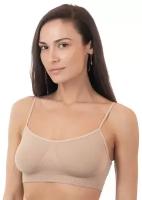 Топ женский BRASSIERE цвет натуральный (naturale gul), р-р 42-46 (S-M)