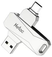 Флешка Netac 256Gb U782C metal silver USB 3.0 (NT03U782C-256G-30PN)