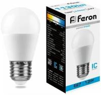 Светодиодная лампа FERON LB-950, 13W, 230V E27 6400K G45 38106