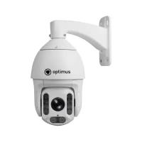 Поворотная камера видеонаблюдения optimus IP-E092.1(20x) белый