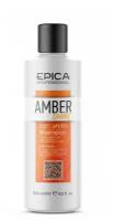 EPICA PROFESSIONAL Amber Shine Organic Шампунь для восстановления и питания с облепиховым маслом, глюконамидом и фосфолипидным комплексом, 250 мл