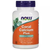 NOW Coral Calcium Plus Magnesium & Vitamin D (250капс)