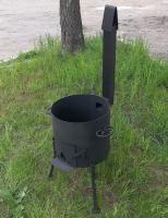 Печь для казана диаметр 390 мм с дымоходом