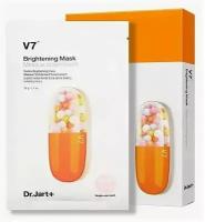 Витаминизированная маска выравнивающая тон Dr. Jart V7 Brightening Mask, 5 шт