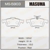 Колодки тормозные дисковые Masuma MS-2466