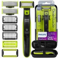 Триммер PHILIPS ONEBLADE QP2620/20 бритва для тела и бороды с насадками-гребнями +2 дополнительных лезвия