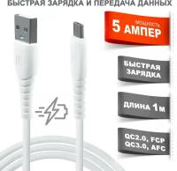 Кабель USB to MicroUSB Batt.Coll KASIK, Быстрая Зарядка 5A