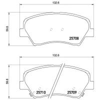 Колодки Тормозные Hyundai I30/Elantra 11-/Ceed 12- Передние NISSHINBO арт. NP6015