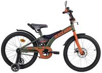 Велосипед детский 20 Black Aqua Sharp Disc хаки-оранжевый