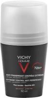 Vichy VICHY HOMME Deodorant Anti-Transpirant 72H Controle Extreme (Дезодорант-антиперспирант 72 часа против избыточного потоотделения), 50 мл