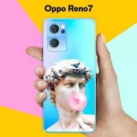 Силиконовый чехол на Oppo Reno7 Давид / для Оппо Рено7 5Джи