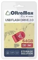 USB Flash накопитель 64Gb OltraMax 330 Red (OM-64GB-330-Red)