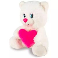 MAXI PLAY Мягкая игрушка «Мишка с сердцем» озвученный, 21 см