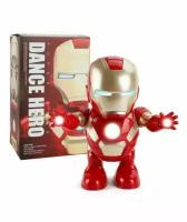 Танцующий робот Железный человек / Интерактивные, музыкальные, светящиеся игрушки для детей/ Марвел, Мстители, Marvel