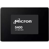 Твердотельный накопитель SSD Micron 5400PRO 7.68TB SATA 2.5" 3D TLC R540/W520MB/s MTTF 3М 95000/10500 IOPS 0.6DWPD Enterprise Solid State Drive