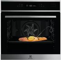 Духовой шкаф Электрический Electrolux EOB7S31X серебристый/черный