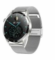 Умные часы GT8 PRO Smart Watch, Смарт-часы 2023, 1.52 HD экран, 2 ремешка, iOS, Android, Bluetooth звонки, Серебро, VICECITY