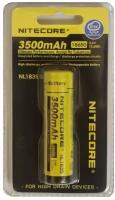 Аккумулятор Li-Ion NITECORE 18650 3500 mAh 3.6V (1 штука) / Перезаряжаемый литий-ионный элемент питания (защищенный) / Аккумуляторная батарейка